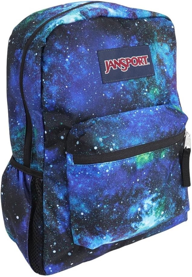 JanSport Crosstown Backpack JS0A47LW AO3 (Blue/F/Men's, Lady's) Cyberspace Galaxy - Image 1 of 9