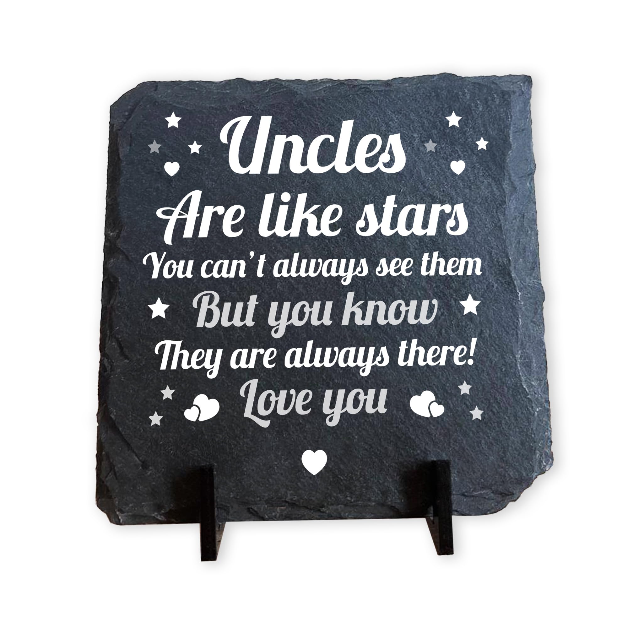 Red Ocean Uncle from Niece Nephew Slate Plaque Uncle Birthday from Niece Christmas Fathers day Birthday for Nephew Presents for Keepsake Him