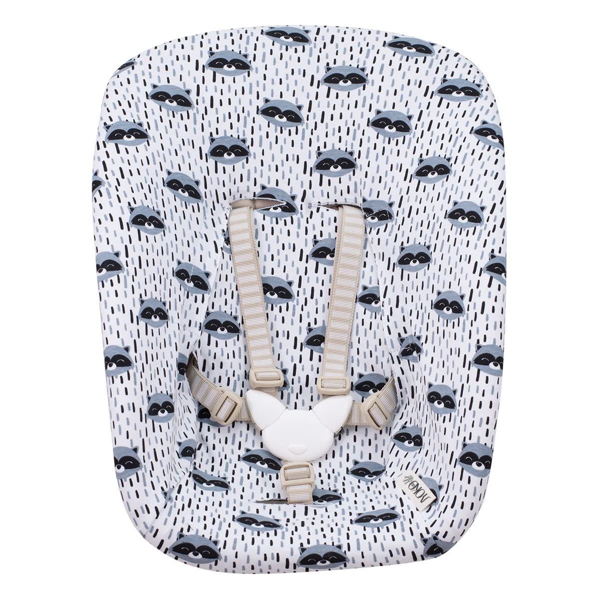 JYOKO Kids Funda de Algodón Compatible con Stokke Newborn (Raccoon)