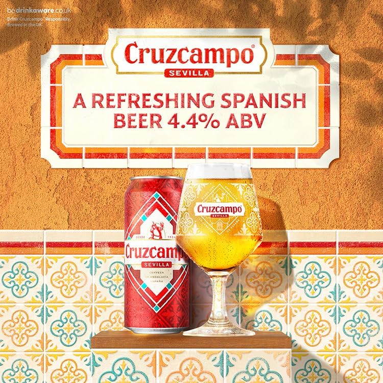 Cruzcampo 10x440ml Cans - View 7