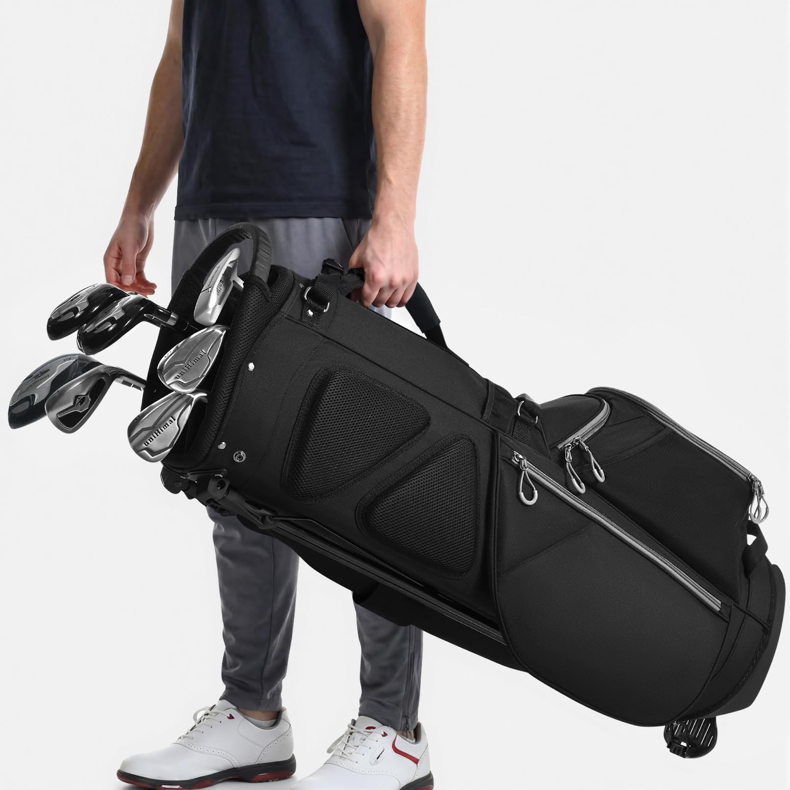 Amazon | GoHimal(ゴーヒマル) 14ウェイゴルフスタンドバッグ メンズ