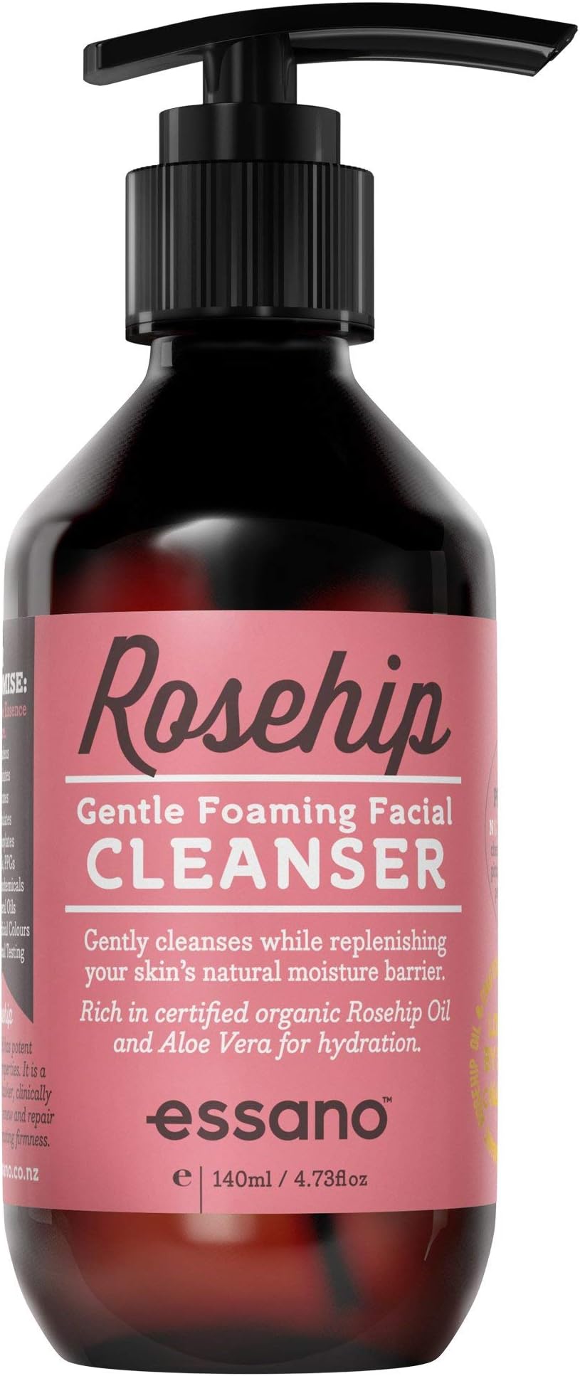 Rosehip Certified Organic Rosehip Gentle Foaming Beauty Facial Wash, 140ml