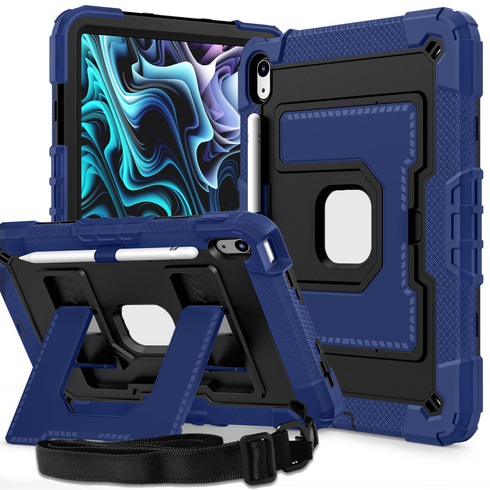 Étui rigide pour iPad 11 2025 A16 protection antichoc avec support - 8