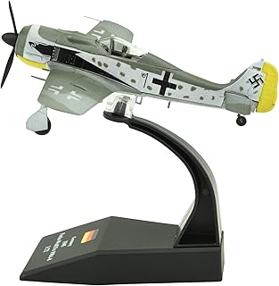TANG DYNASTY 1:72 Focke-Wulf Fw 190A-8 Shrike Fighter Attack Metal Plane Model, World War II Luftwaffe 1945, Military Airplane Model,DiecastÂ Plane,for Collecting and Gift