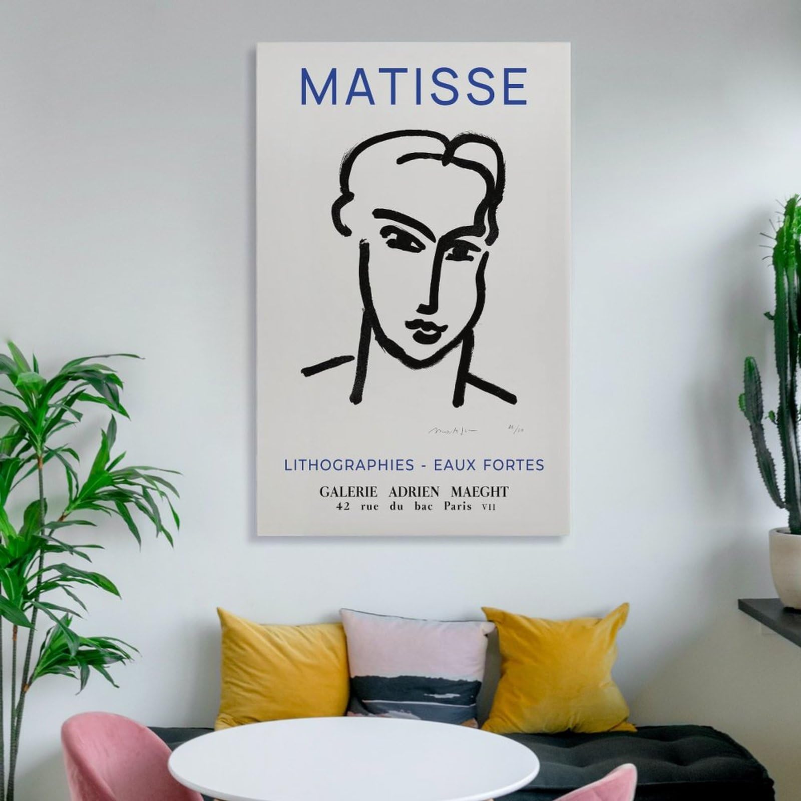 Amazon.com: Henri Matisse Print, Lithography Exhibition Poster