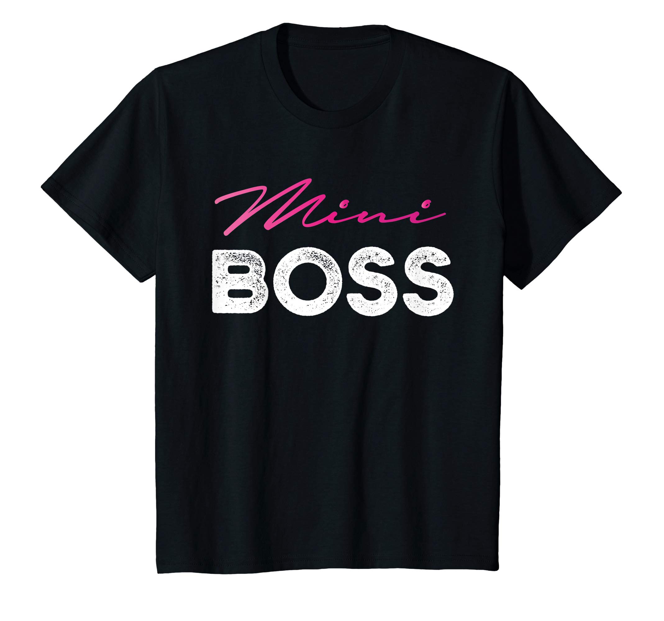 Kids Boys And Girls Mini Boss Of The Girl Boss T-Shirt