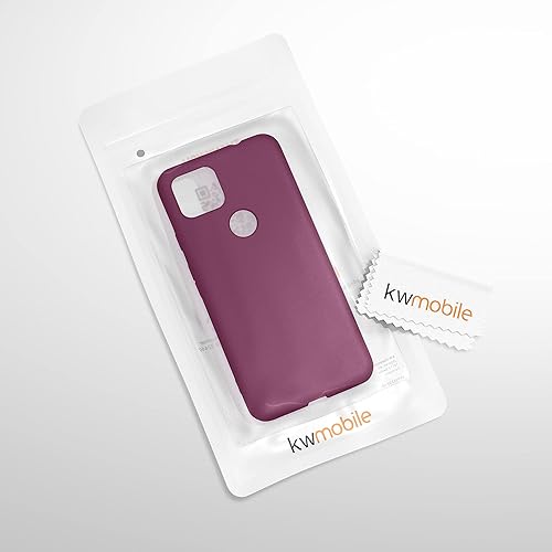Miniatura 7 de kwmobile Funda compatible con Google Pixel 5a 5G - Funda protectora de silicona TPU suave y delgada - Violeta burdeos