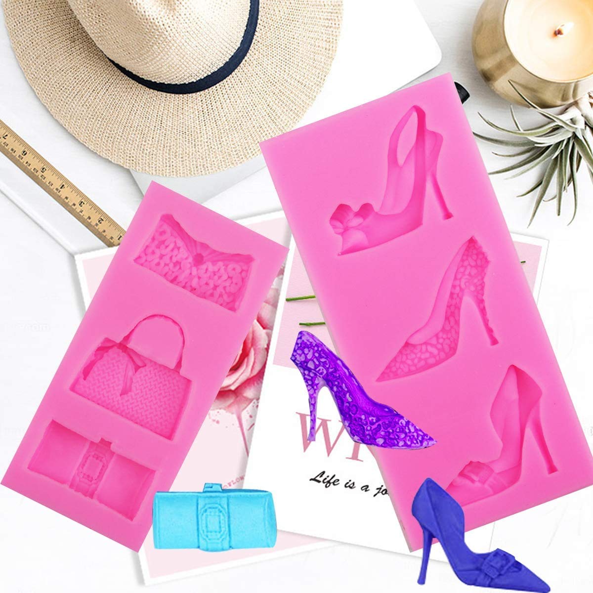 Moule En Silicone Duo Flower - Accessoires, Matériel, Chocolat, Été, Nouveauté, Fête, Saint-Valentin, Moules De Pâtisserie Professionnels