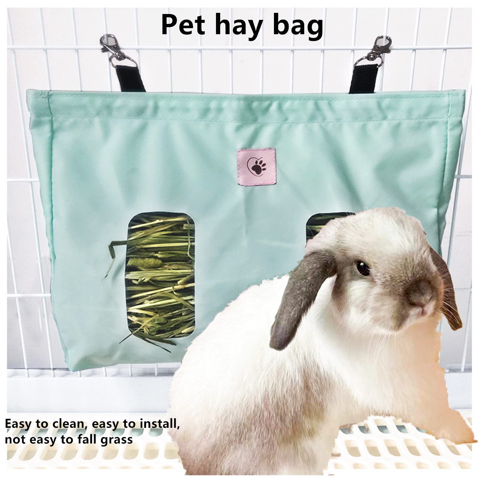Sac à Foin pour Lapin Cochon d'Inde Chinchilla Vert