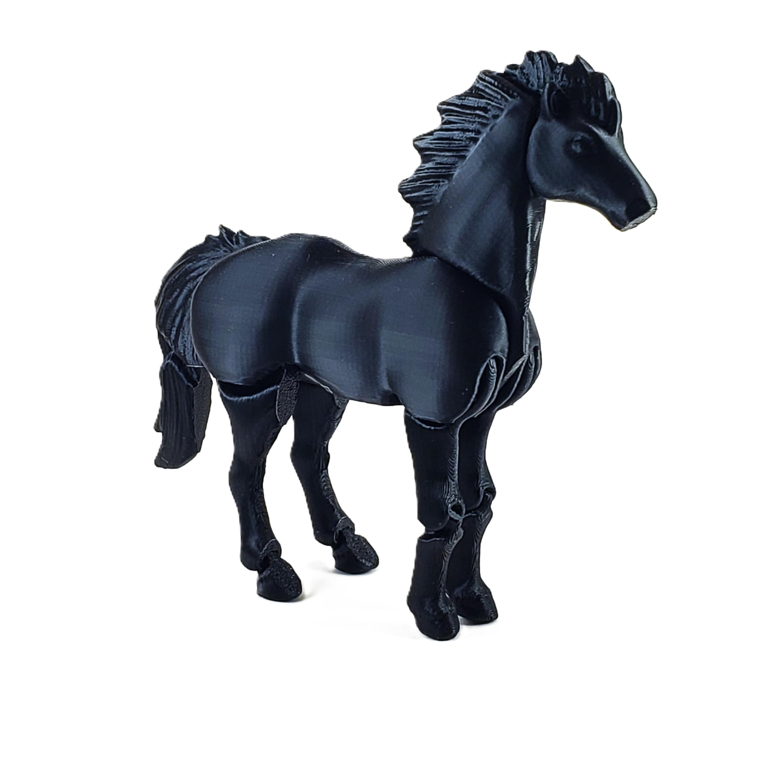 Amazon.com: 3D Printed Articulating Horse (Black) : Toys & Games