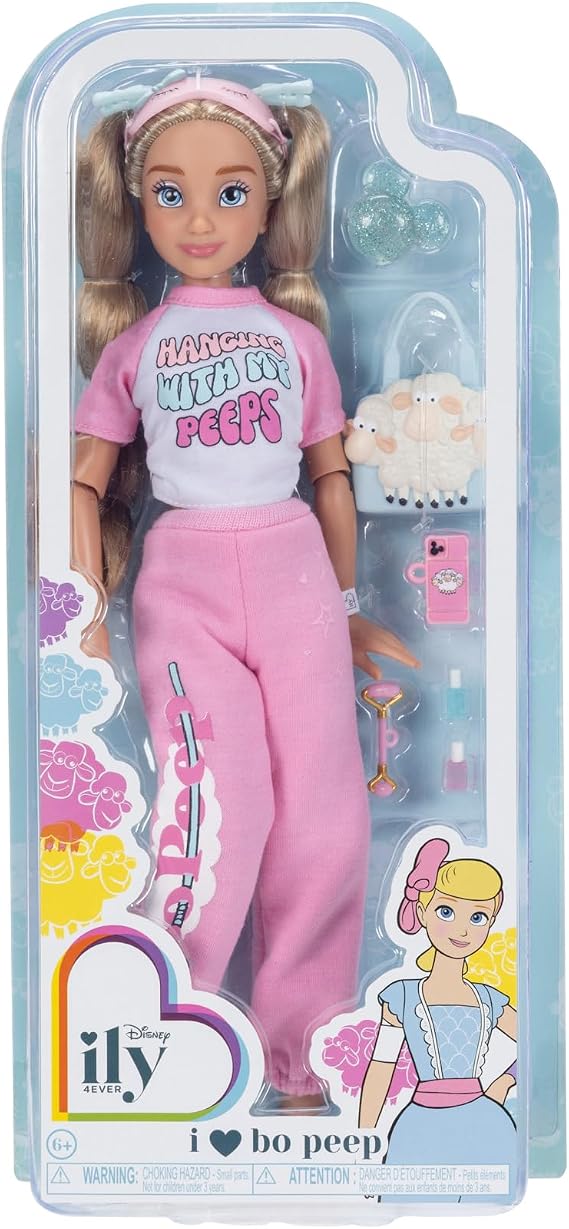 Disney ILY 4ever Fashion Dolls Inspired by Bo Peep 11.5 Tall with 13 Points of Articulation, Glittery Mickey Ring Included for You!