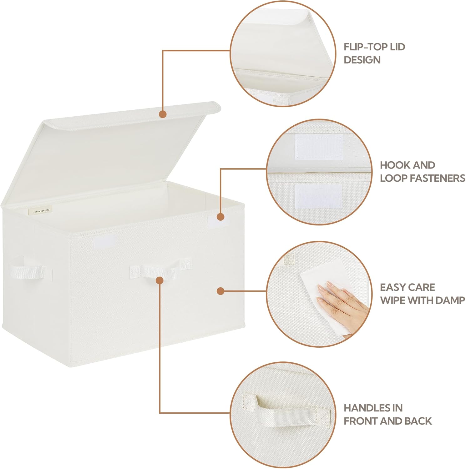 GRANNY SAYS Bundle of 2-Pack Folding Closet Organizers & 1-Pack Over The Door Storage Organizer