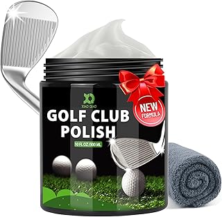 Golf Club Polish and Golf Club Cleaner Kit, 300ml 3-in-1 Rust, Scuff & Stain Remover and Rust Remover for Aluminum, Metal, Zinc and Steel