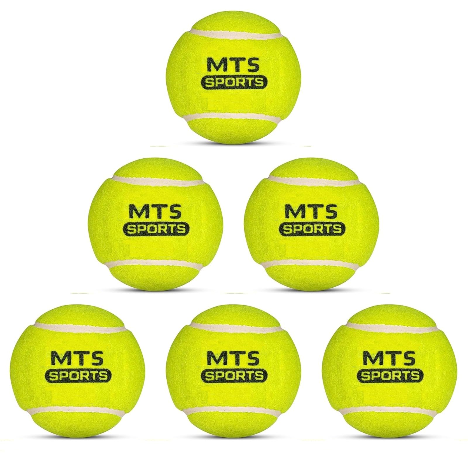 M.T.S.INDUSTRIES Durable Tennis Balls for Cricket - High-Visibility Practice & Match Balls | Soft, Lightweight, Long-Lasting Tennis Ball for All Surfaces (Pack of 6) (B0D8L8JZSN) Amazon Price History, Amazon Price Tracker