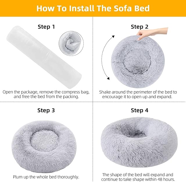 Foto 4 de 6 de TOHDNC Cama para Gato Cama Perro