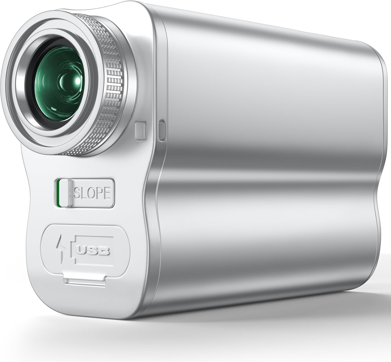 Golf Range Finder with Slope - 1200 Yards Laser Range Finder Golfing, Aluminum Alloy Body, Flag Pole Locking Vibration & Rechargeable,Slope Compensation,7X Magnification Rangefinder with More Magnet