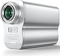NOVOPUTT Golf Rangefinder with Slope: 1200 Yards Laser, 7X Mag, Flag Lock Vibration, Rechargeable, Magnet Mount
