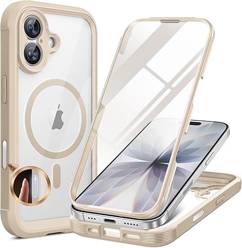 Miniatura 214 de Miracase Funda para iPhone SE de 3ª/2ª generación 2022 2020 de cuerpo completo con protector de pantalla de vidrio integrado, resistente protección