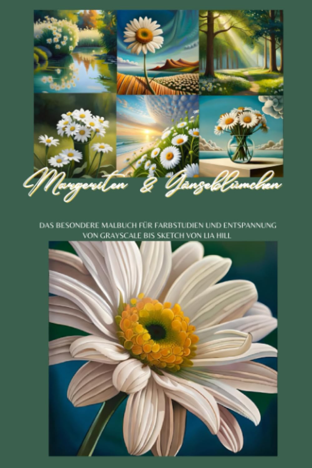 Livre de coloriage de marguerites pour s'offrir une pause de relaxation créative à la maison