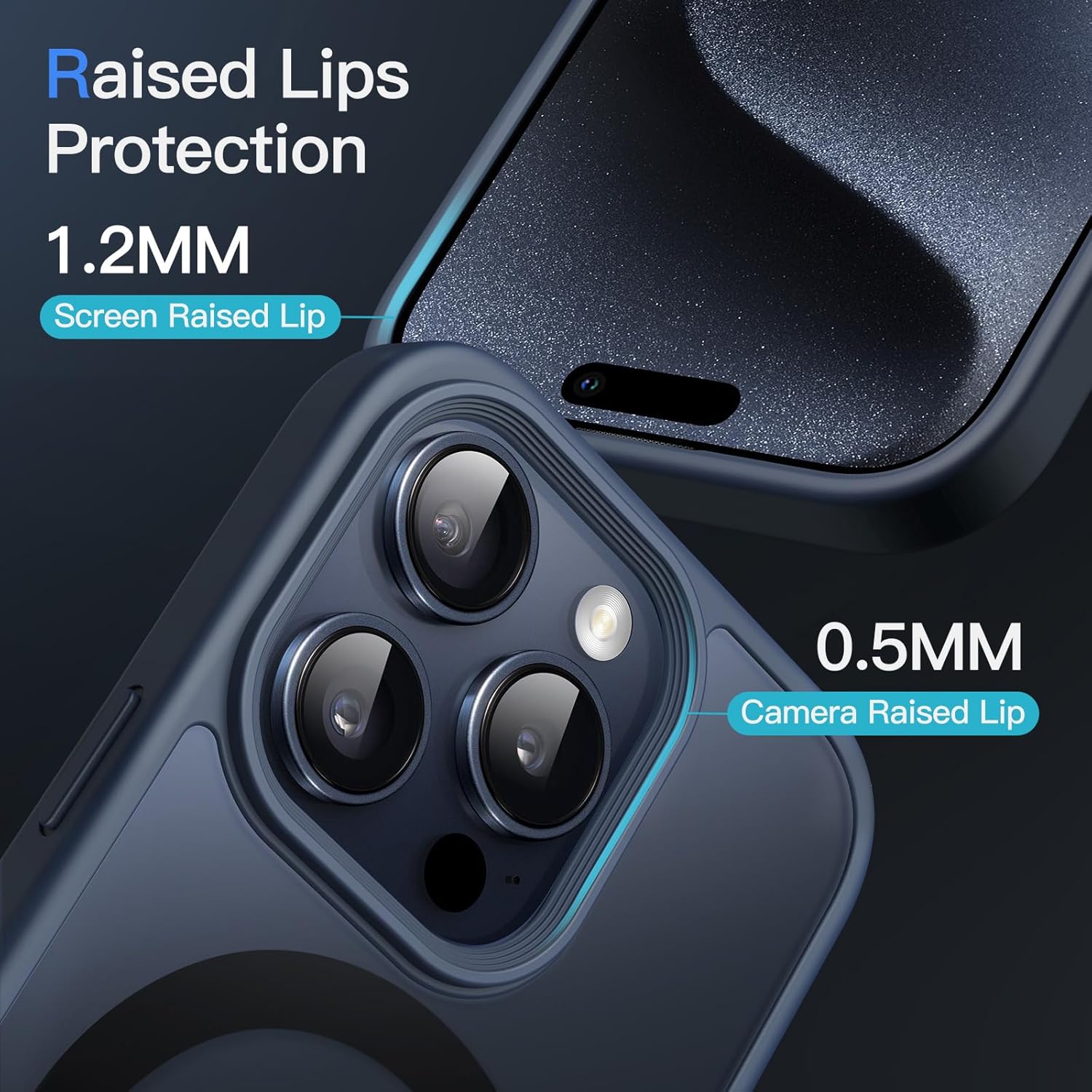 جيتك جراب مغناطيسي لموبايل ايفون 15 برو 6.1 بوصة متوافق مع ماج... - view 6