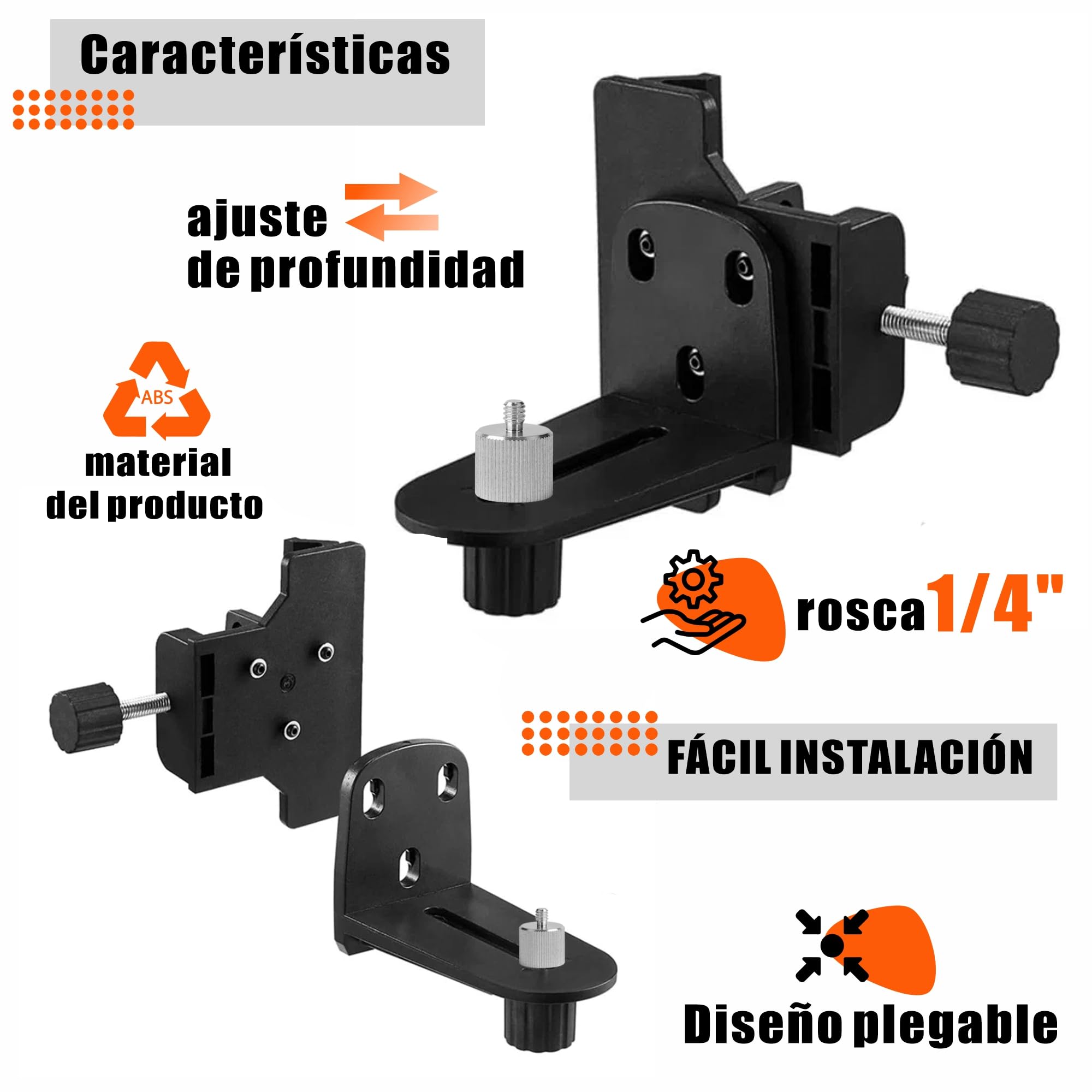 BHS-250 Tripod with 1/4" Threaded Mount for Laser Level and Level