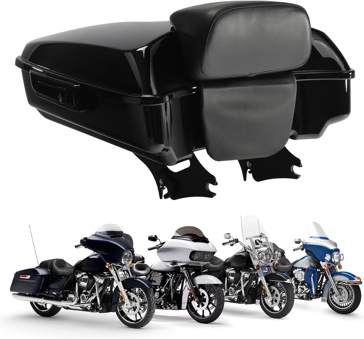 Chopped Tour Trunk Pack for Harley Touring 2014-2025