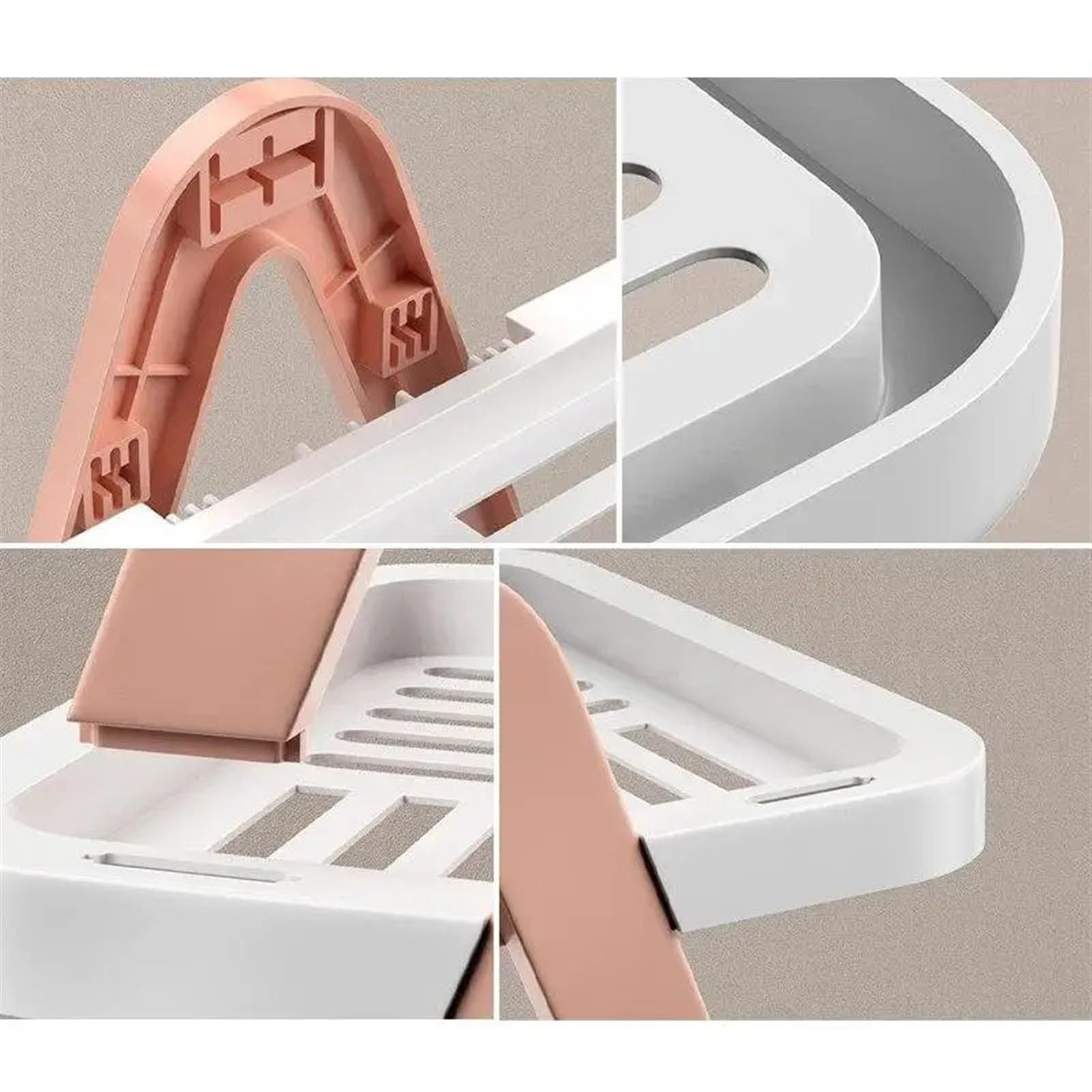Faltbares Schuhregal-Set – 2/3-stöckige stapelbare Schuhregale für Schlafzimmer und Eingangsbereich, platzsparend für Schrank und Zuhause (3 Ebenen)