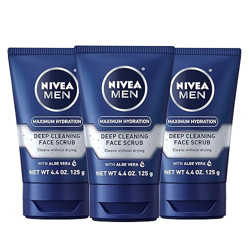 Lavado facial con exfoliante Nivea for Men tubo de 44onzas