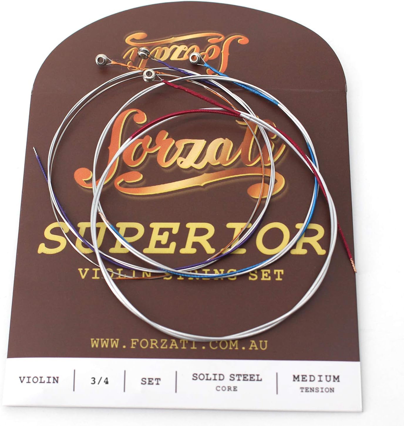 Forzati Superior 3/4 Size Violin String Set, 3/4 String Set