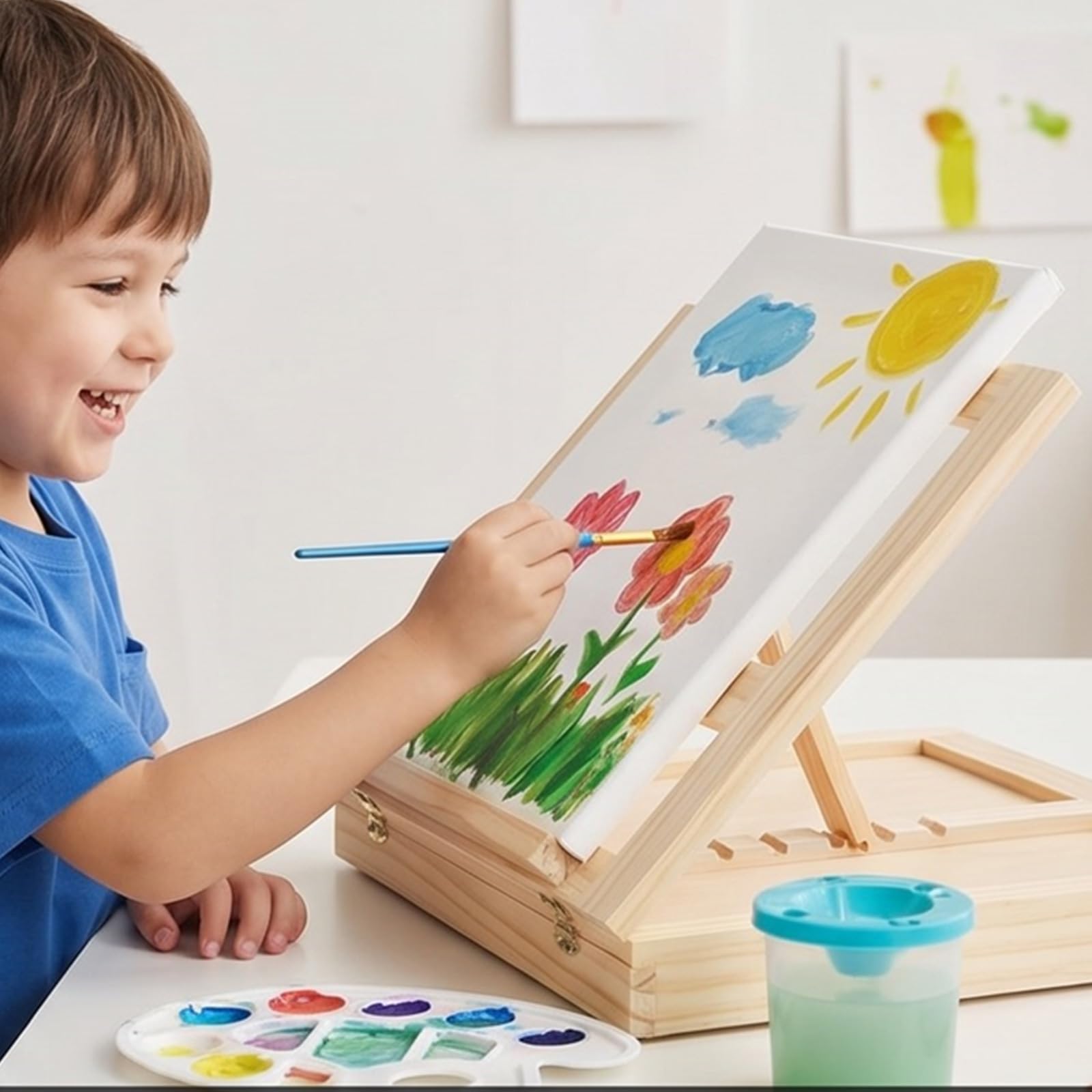 Künstler Staffelei, stabile, klappbare Holz Staffeleien, ideal Skizzieren Freien und Studio, faltbare Mal Staffelei, faltbare Holz Mal Skizze