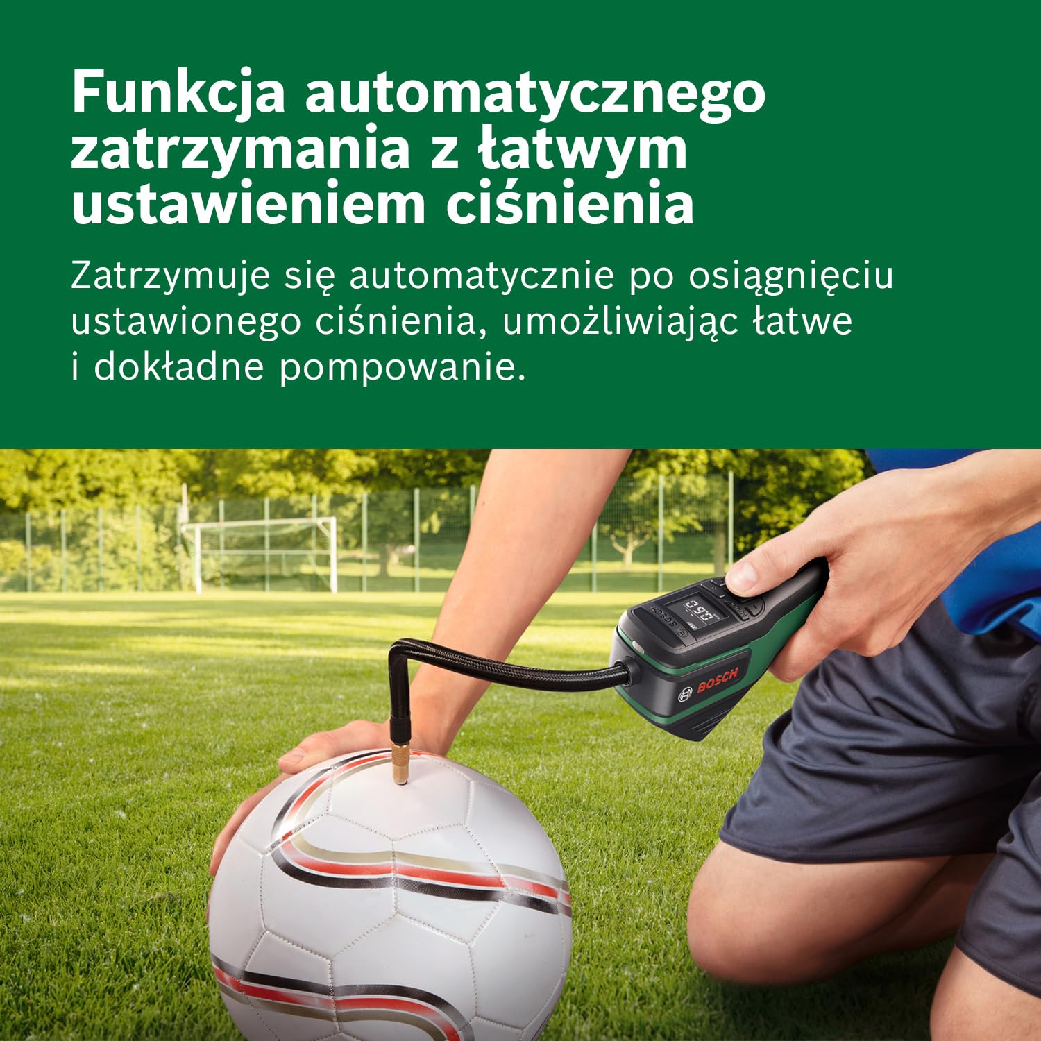 Bosch PNEO Akumulatorowa pompka pneumatyczna (z zestawem adapterów ciśnieniowych, akumulatorem 4V i torbą materiałową)