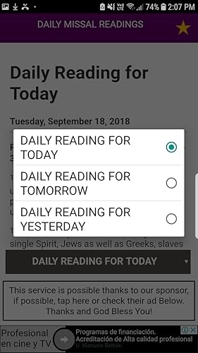 Daily Mass (Catholic Church Daily Mass Readings)