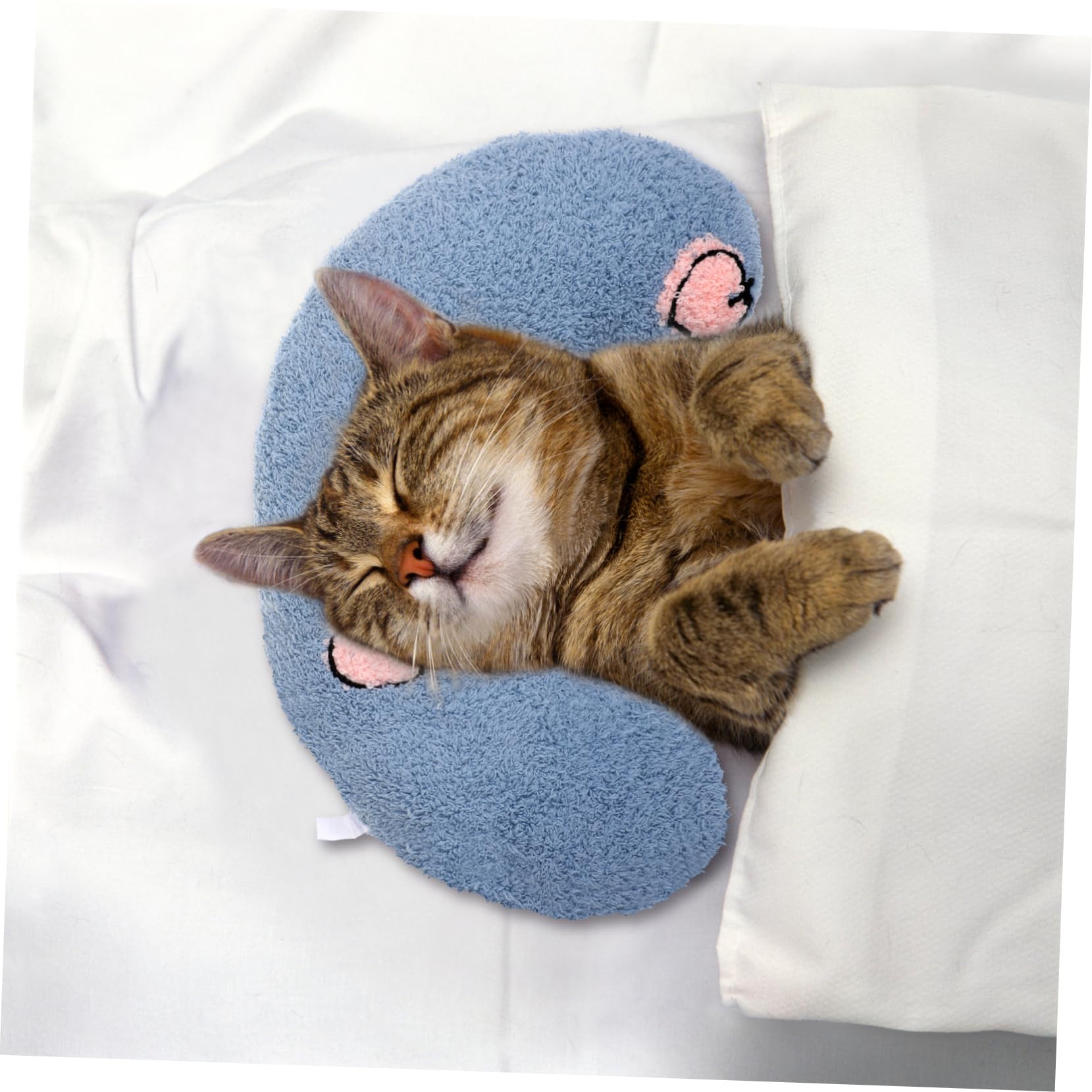 Abaodam 3Pcs Pet Neck Protection Cushion for Cats Dogs Soft and Breathable Pillow for Deep Sleep Washable and Durable for All Seasons