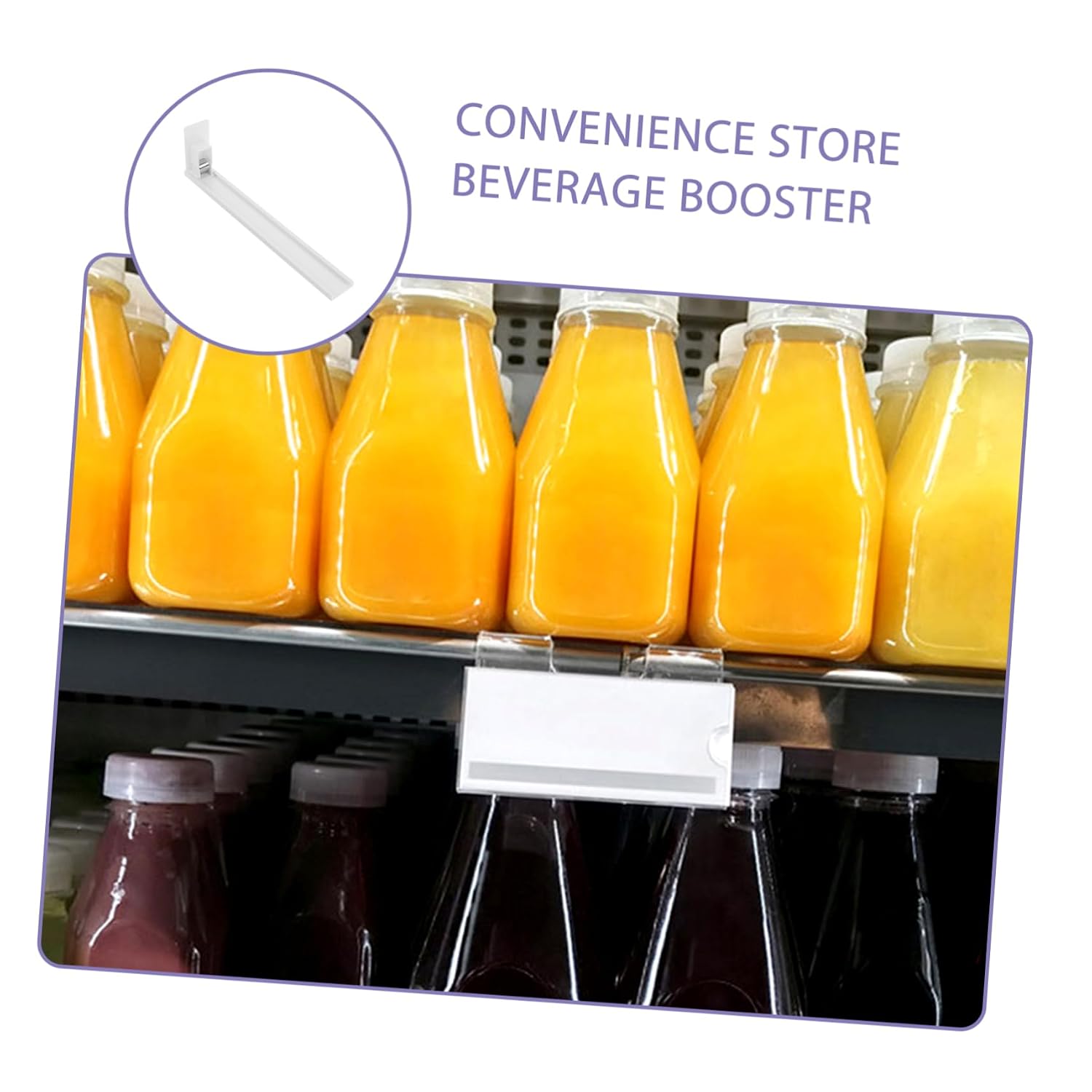 GARVALON Drinks Organizer for Fridges Beverage Pusher Dispenser for Supermarkets and Retail Stores Convenient Soda Can Organizer Efficient Beverage Display