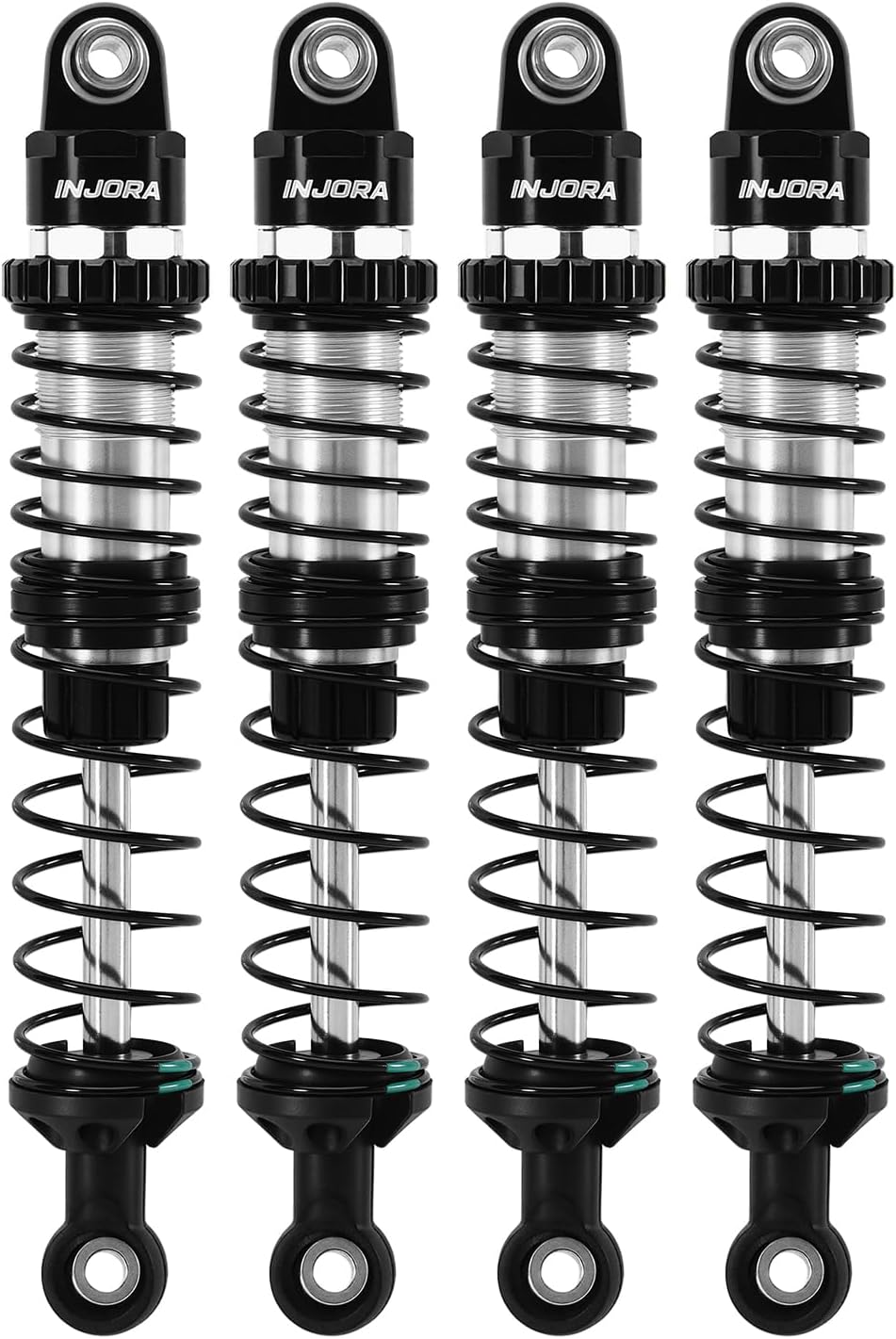 INJORA DRX 90mm Dual-rate Spring Oil Shocks for TRX4 SCX10 1/10 RC Crawler