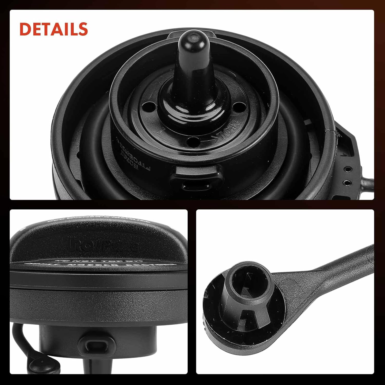 A-Premium Fuel Tank Filler Cap Compatible with Audi A6 allroad 2020-2021, A6 Quattro 2019-2021, A3/A3 Quattro 2015-2020, RS Q8/S6 2020-2021, S3 2015-2020