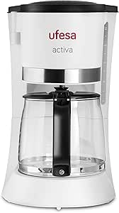 Ufesa CG7123 Activa Cafetera de Goteo con Capacidad para 12 Tazas 1'2L0