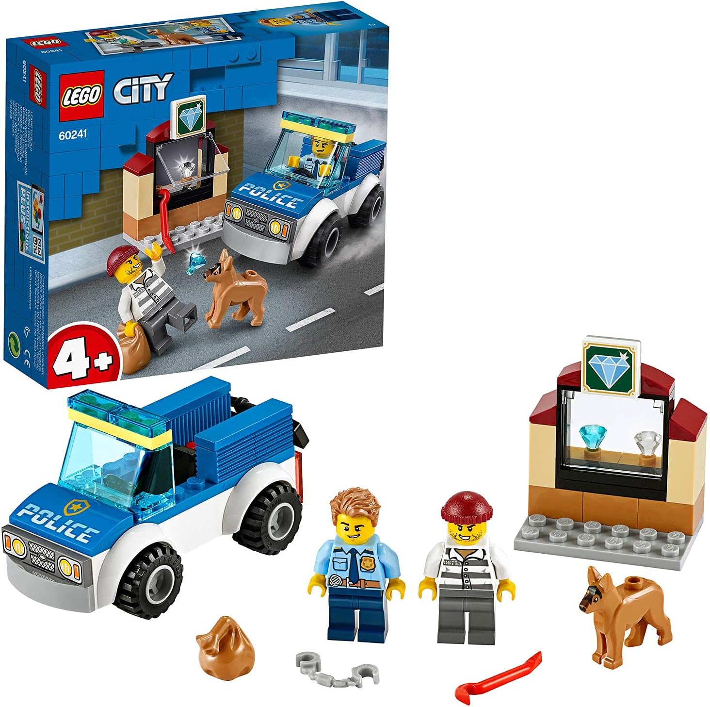 Amazon レゴ Lego シティ ポリス 警察犬の追跡 ブロック おもちゃ