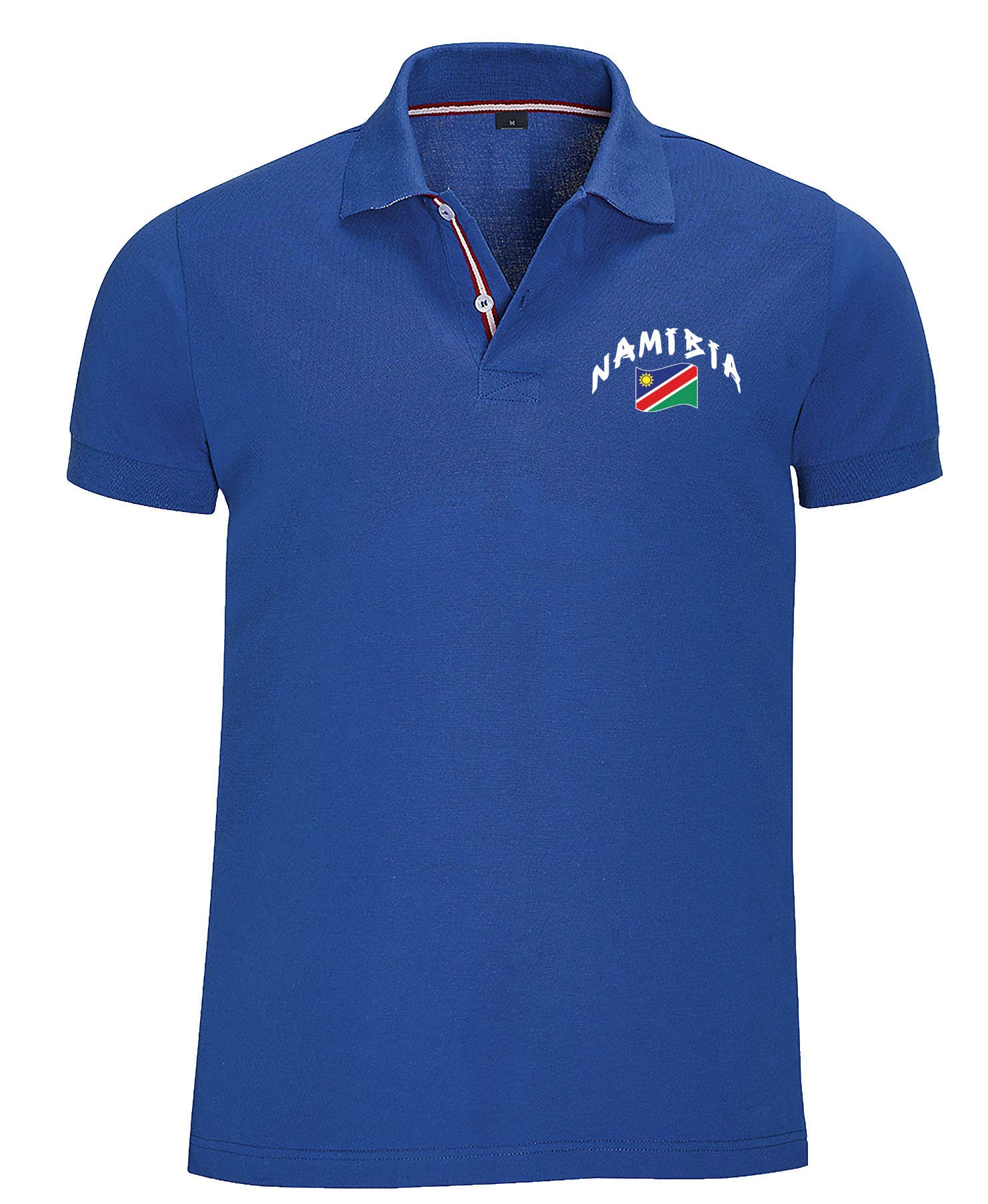 Supportershop Namibia Rugby Unisex Polo Shirt, unisex_adult, 5060672803731, blue, XL