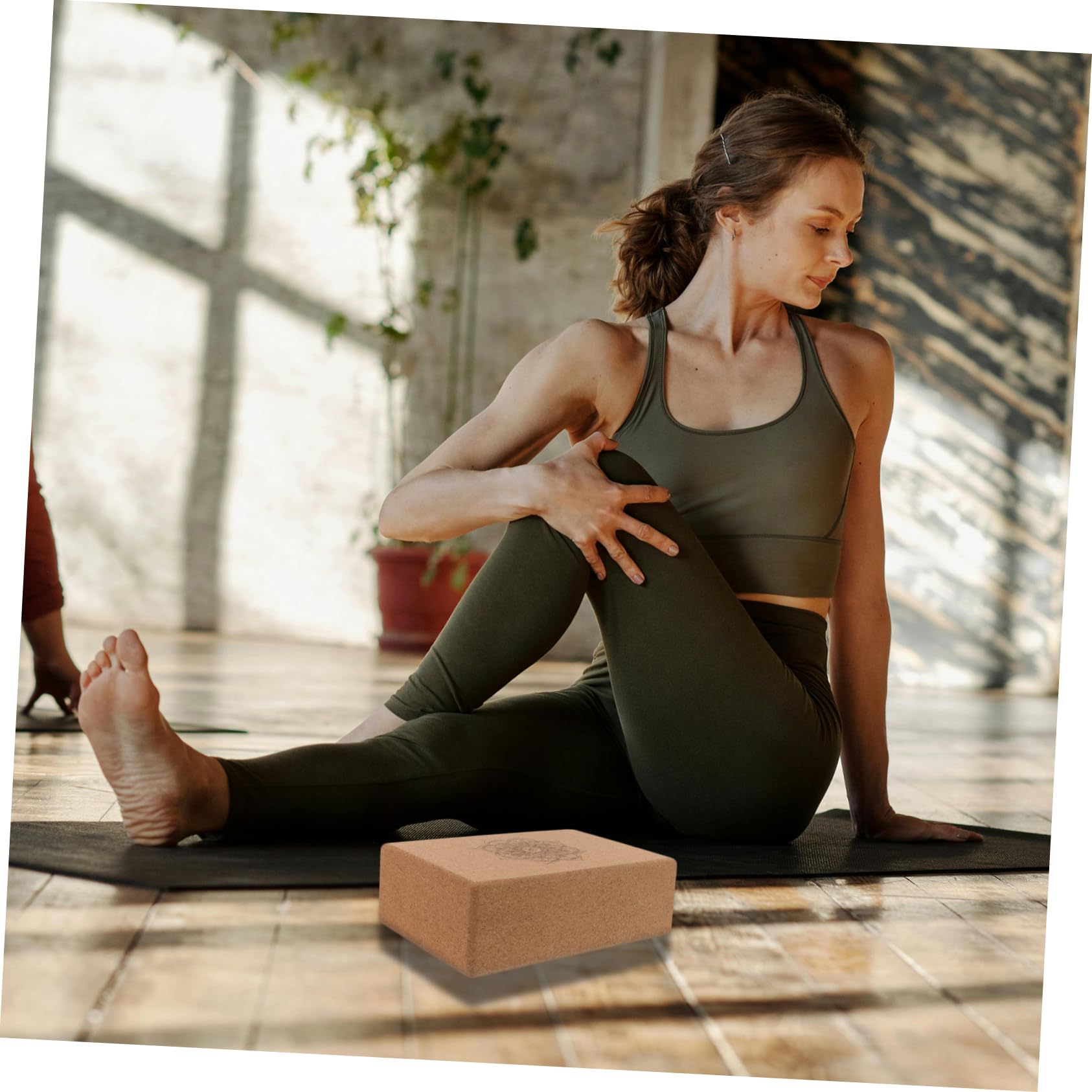 Blocco Yoga ad Alta Densità in Sughero, Brick Triangolare