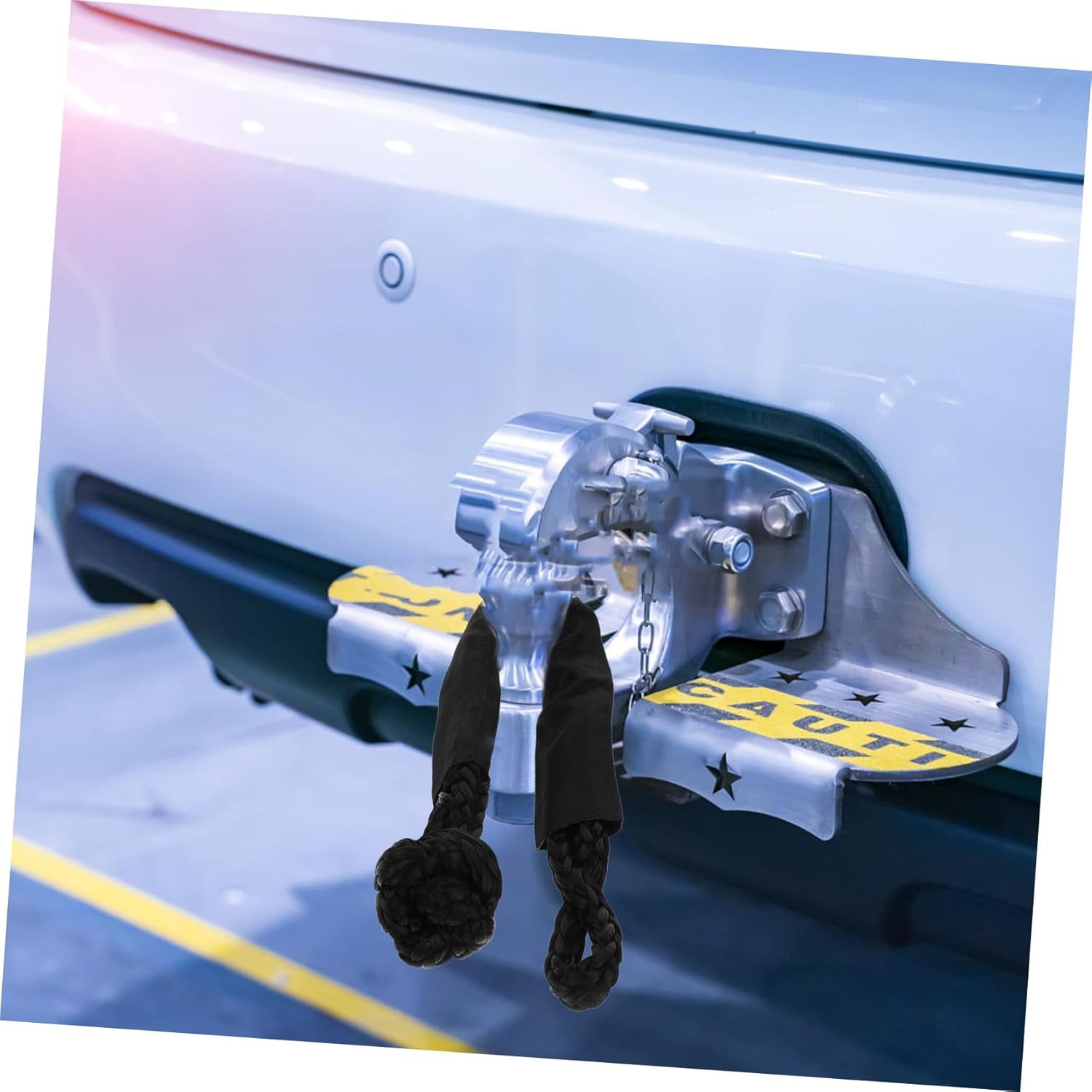 SUPVOX 3pcs Strongest Winch Shackle for Trailer Towing Straps Rope Shackle Car Recovery Straps Random Color