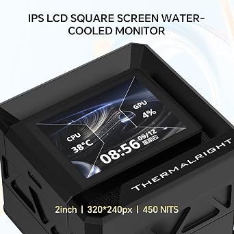 Thermalright FW360 SE ARGB V2 360mm AIO Liquid CPU Cooler, 2 LCD Screen