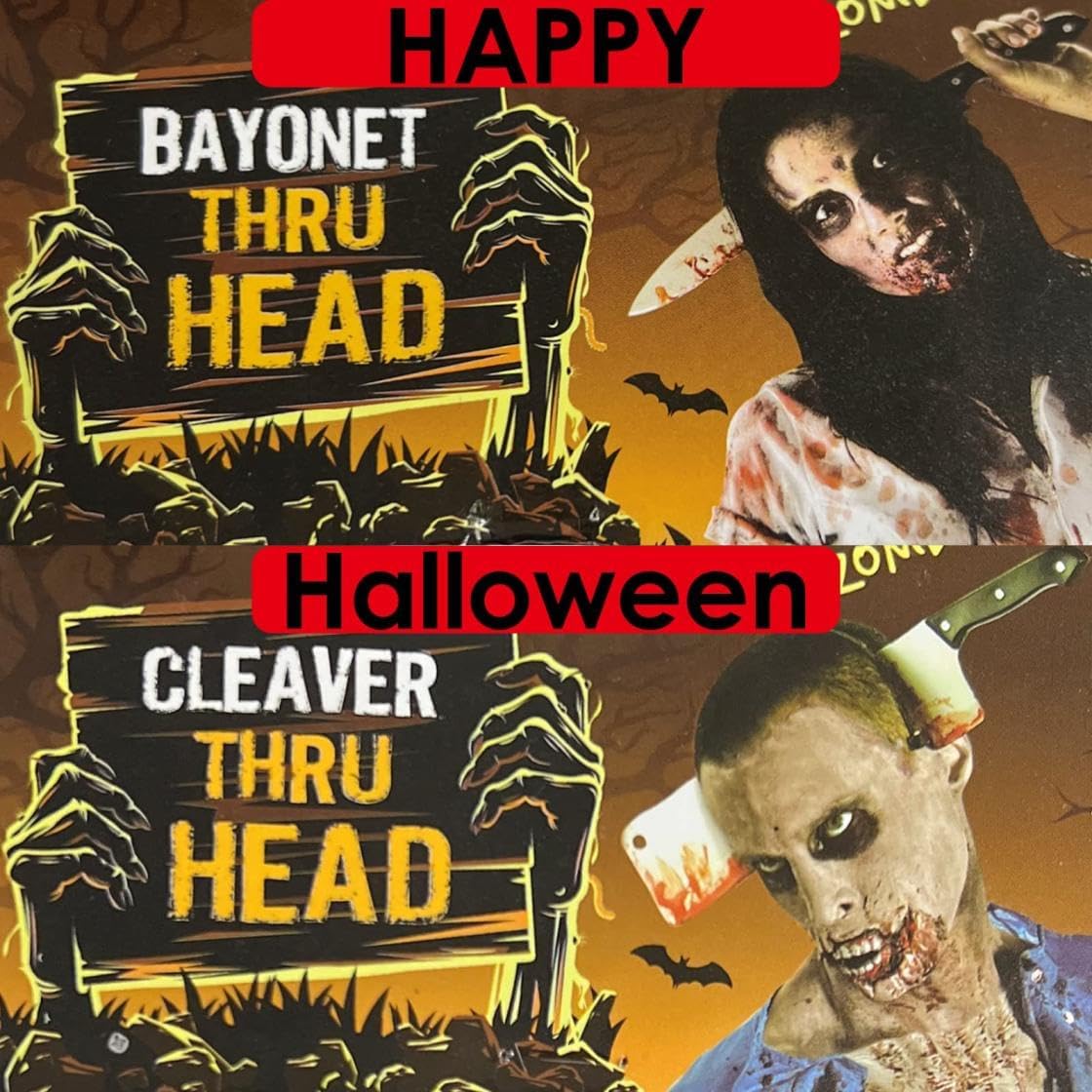 YXI 3Pcs Halloween Headbands + 30Pcs Temporary Tattoos, Halloween Party Props, Novelty Decorations - Image 6