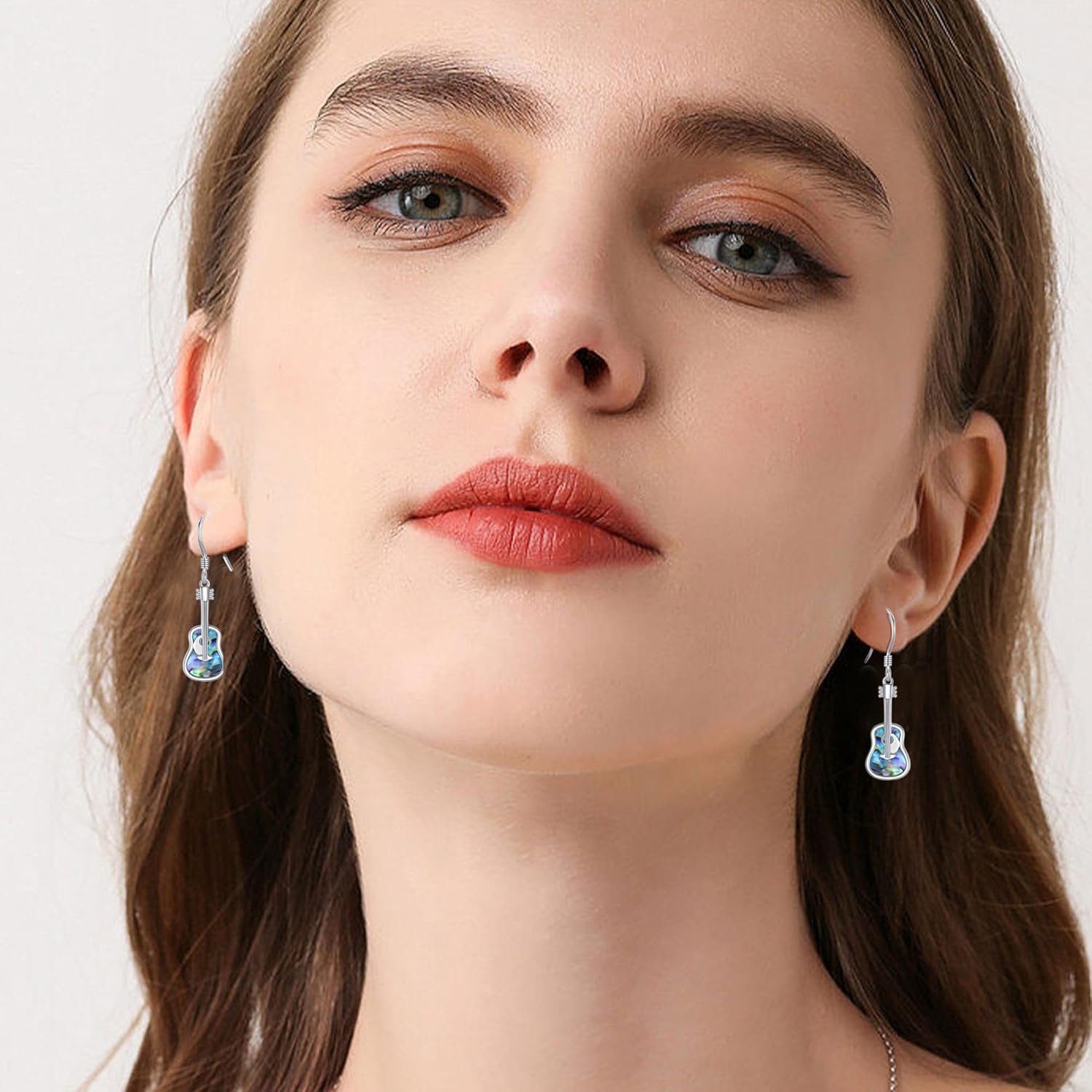 YAFEINI 925 Sterling Silver Violin Cello Guitar Trombone Flute Dangle Drop Earrings for Women Music Lovers Jewelry Gifts - Image 2