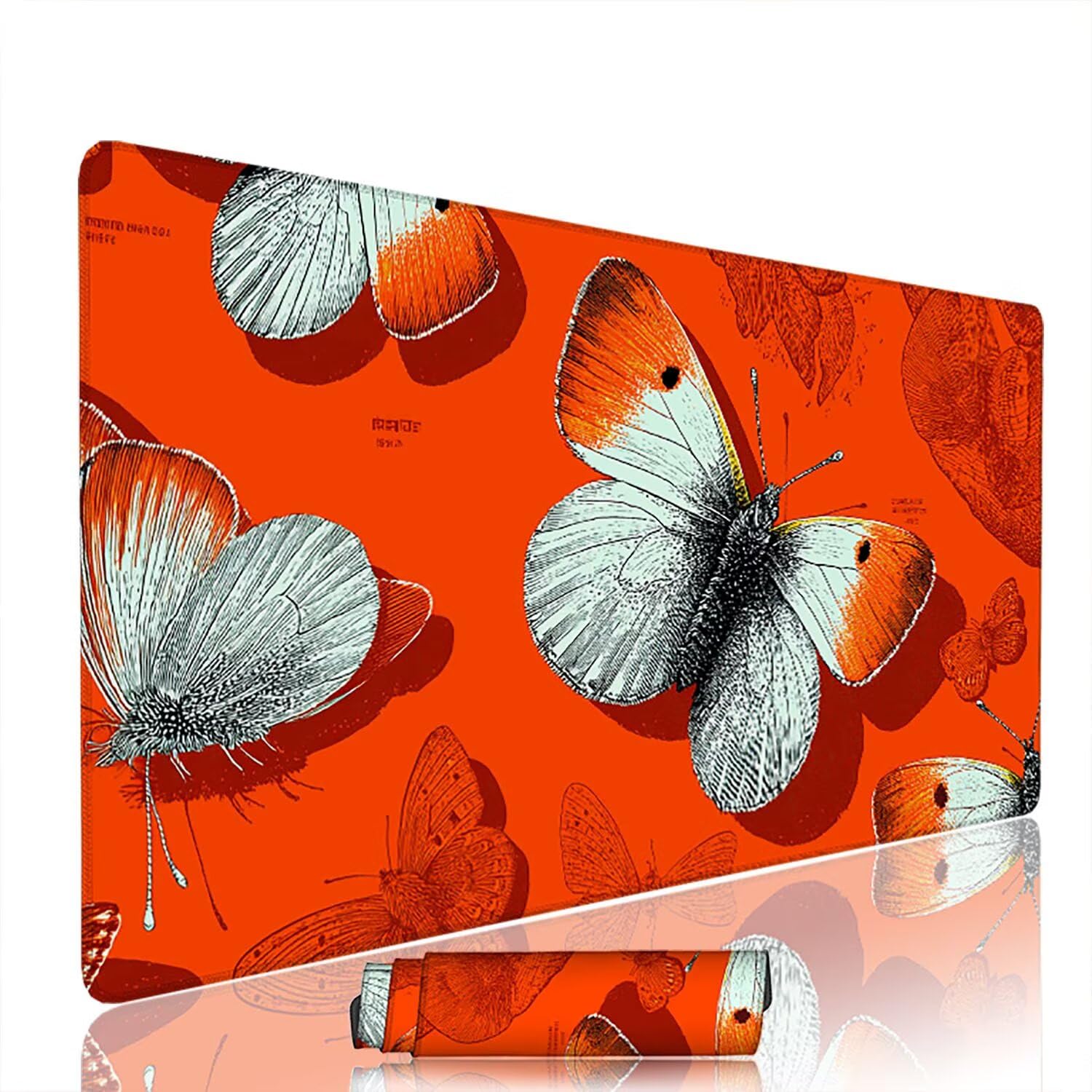 Podkładka pod mysz motyl podkładka pod mysz biurowa XXL do gier 1400x600x3mm podkładka pod mysz gumowa podkładka pod owady duża podkładka pod mysz dla graczy akcesoria PC antypoślizgowe i wodoodporne
