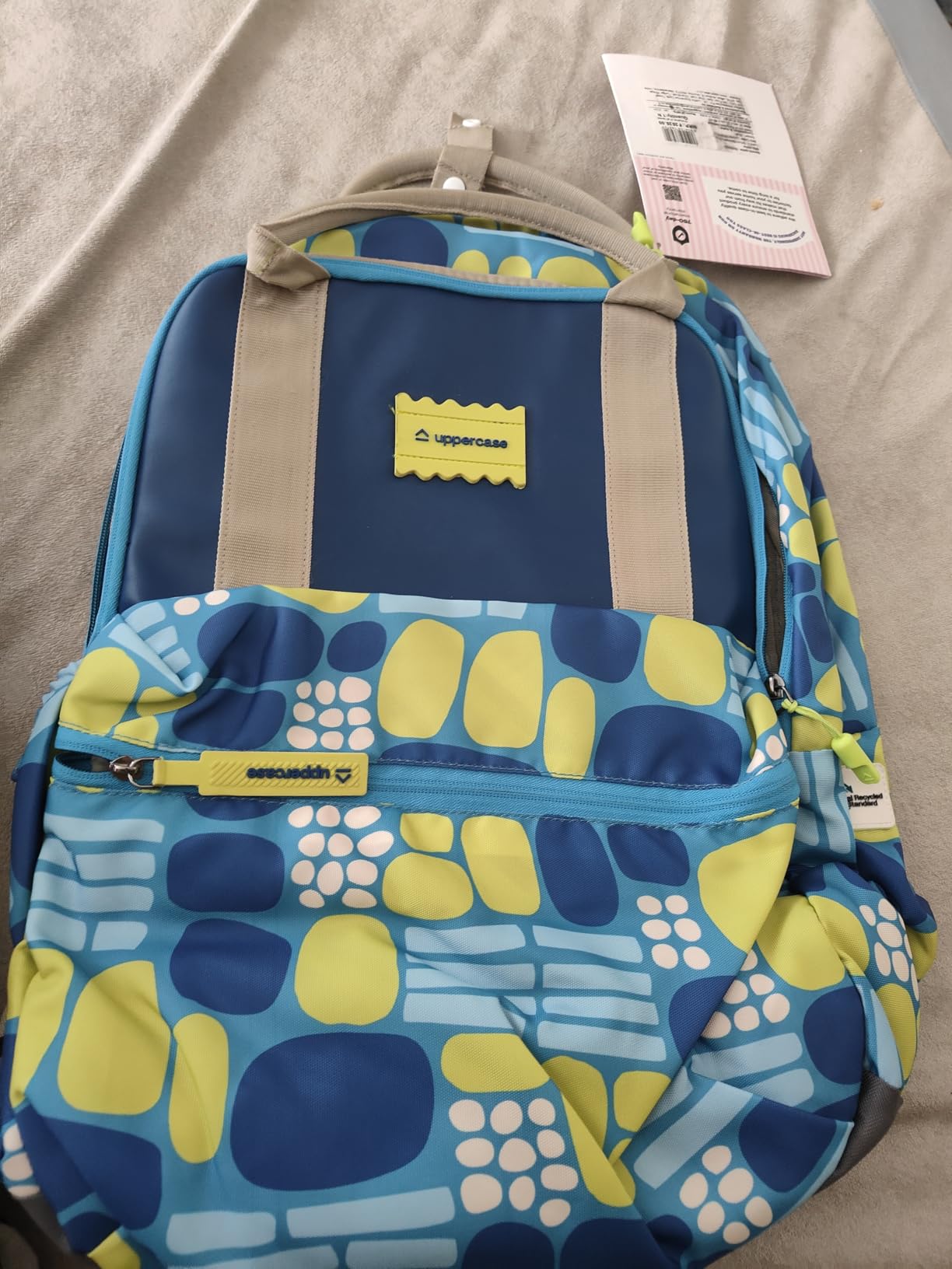 Luna 2024 Lime Backpack Primary School Bag