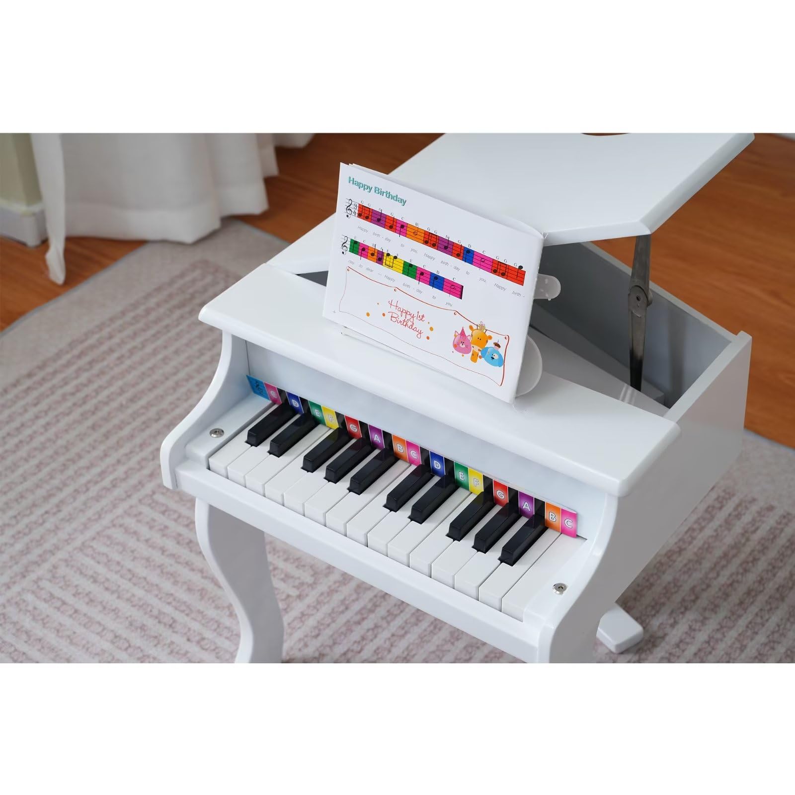 ホワイト グランドピアノ 椅子付き Amazon.co.jp: ピアノ おもちゃ ミニグランドピアノ 椅子付 25