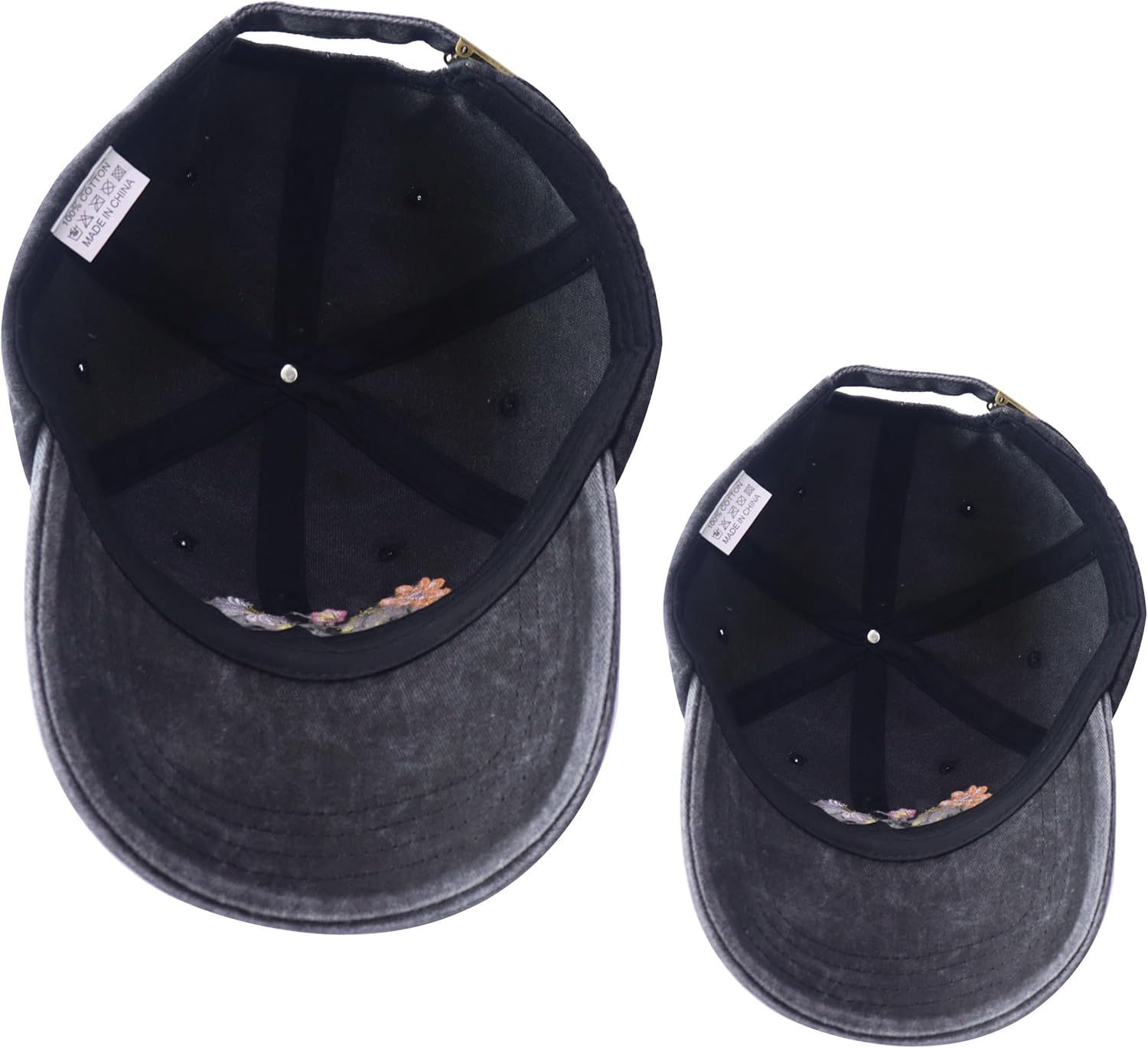 Mama and Mini Hats for Women Girls, Flower Decor Mom and Daughter Outfits Baseball Cap - Image 4