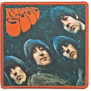 The Beatles Patch Rubber Soul Album Cover Nouveau Officiel Embroidered Iron On Size One Size - Les Beatles, Paul McCartney, John Lennon, RIngo Starr, George Harrison