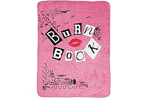 Mean Girls Burn Book Plush Throw Blanket for Girls - 46" x 60"
